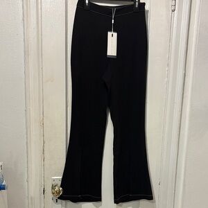 Endless Rose Black Boot-Cut Flare Pants